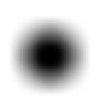 First the original image – just a blurred black circle.