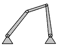 Linkage with fixed ends.png