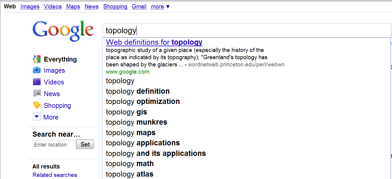 Google confuses topology and topography.png